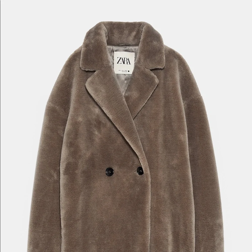 Zara fur coat - Picture 4 of 4